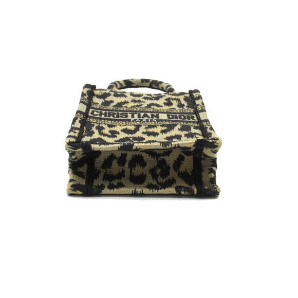 Dior Book Tote Phone Bag Shoulder Bag canvas embroidery brown - Picture 4 of 10